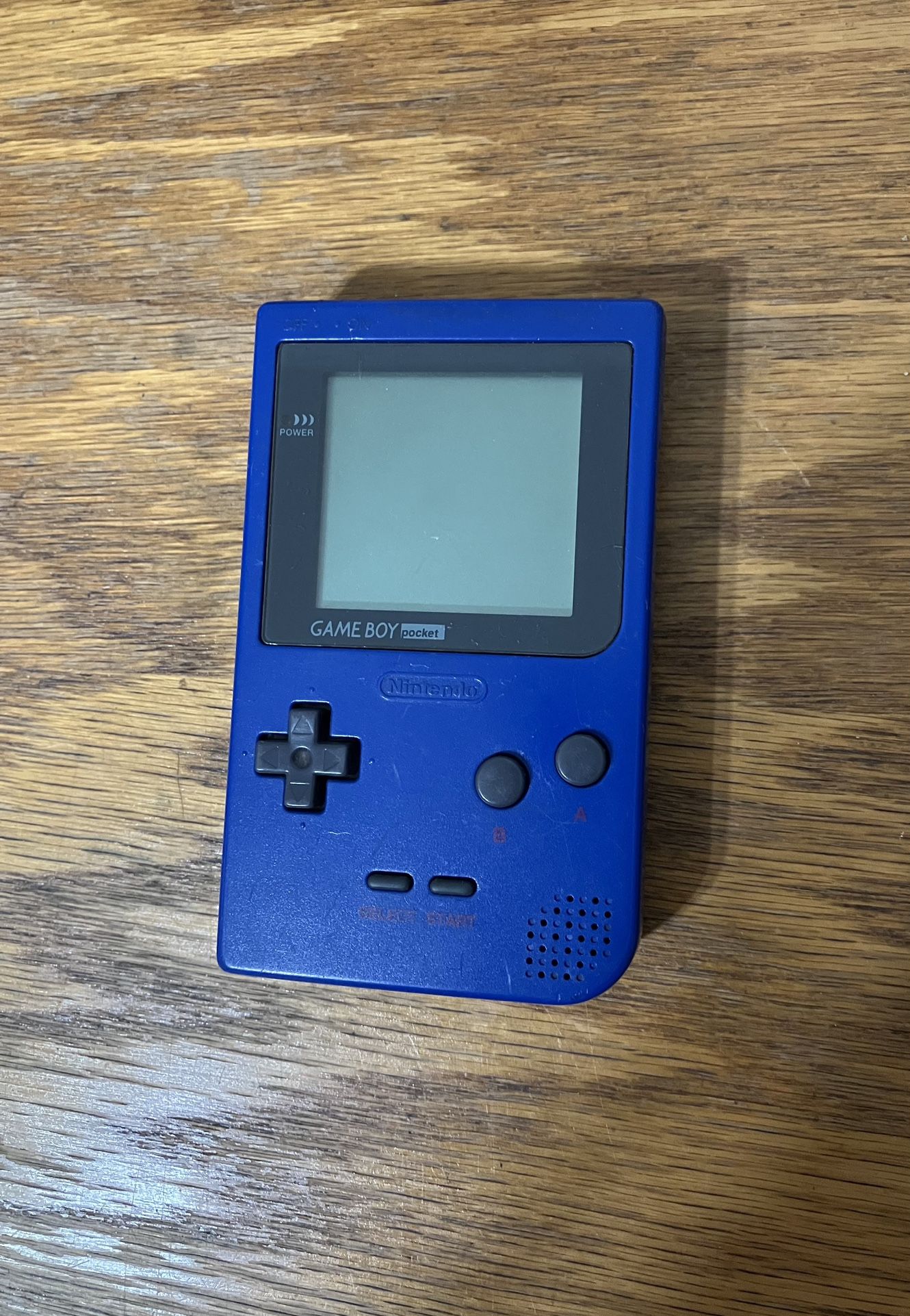 Original Nintendo Gameboy Pocket video game console system Blue Game Boy