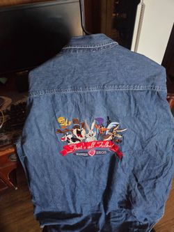 Warner brothers denim jacket