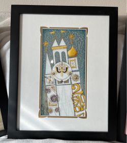 3 Large Disney ITS A SMALL WORLD PRINTS
