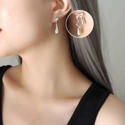 Stainless Steel Tear Drop Earrings