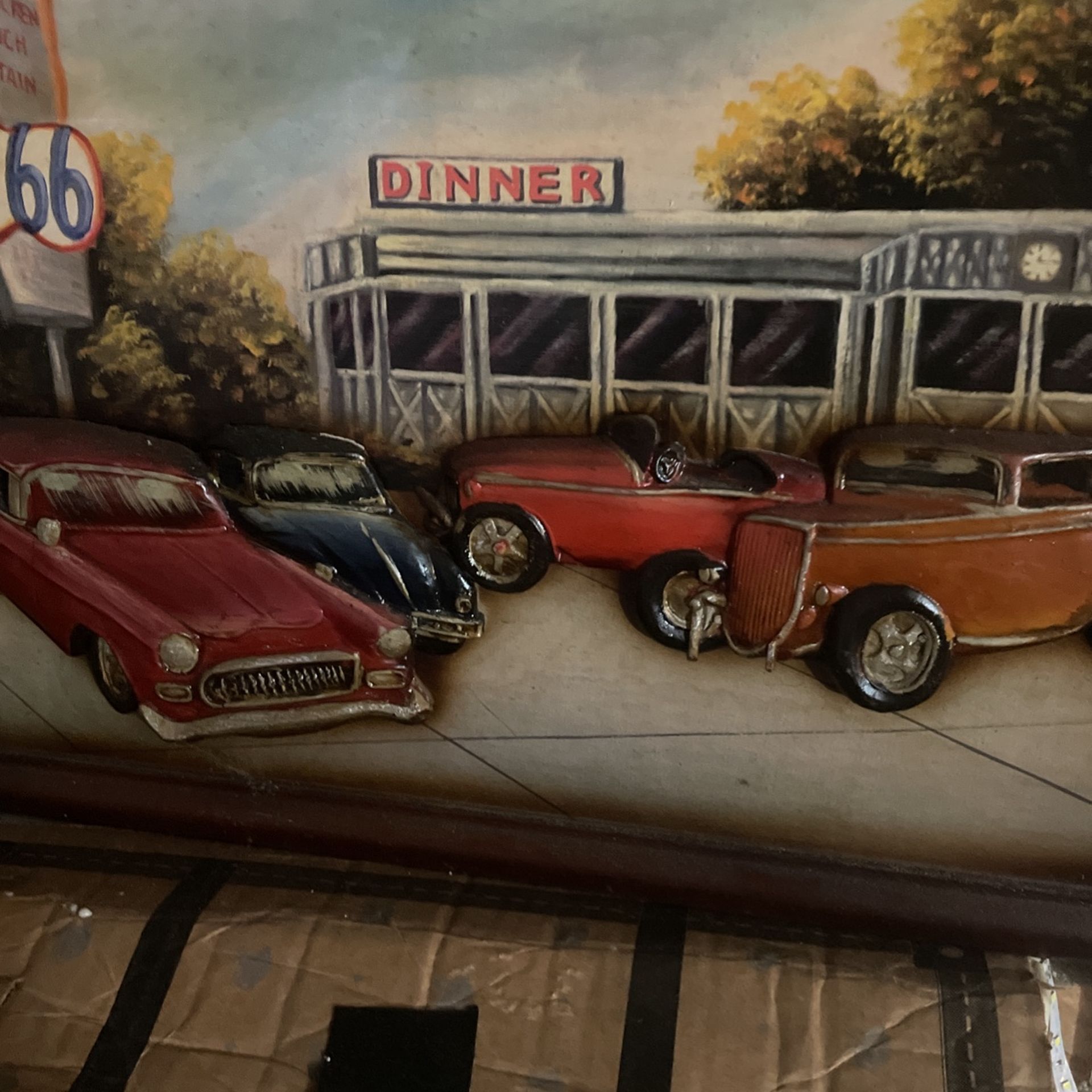 Route66 Fried Chicken Picture 3d California Us 66