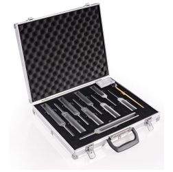 Solfeggio Tuning Fork Set, 9 Solfeggio Tuning Forks for Healing, Sound Therapy, 6 Standard Frequencies and Missing 3 Frequencies Tuning Forks Set with