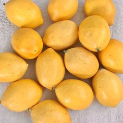 Artificial fruit / lemons home kitchen decor / table or home decor. 3” faux lemons. Lot of 14