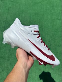 NIKE VAPOR EDGE ELITE 360 2 “WHITE / MAROON” FOOTBALL CLEATS (Size 11, Men’s)
