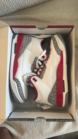 Jordan 3 " Cardinal " size 9.5