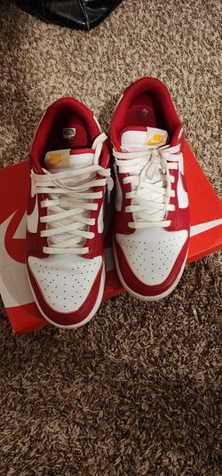 Nike Red And White Dunks