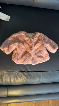 Spencer by Jaclyn Smith Jacket Baby Girl Faux Fur Pink Jacket Size 0-3 Months