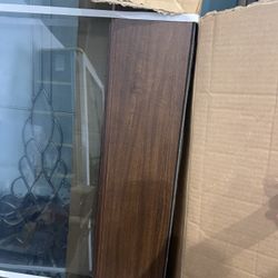 Impact Door Panel - Wood Grain Windoor