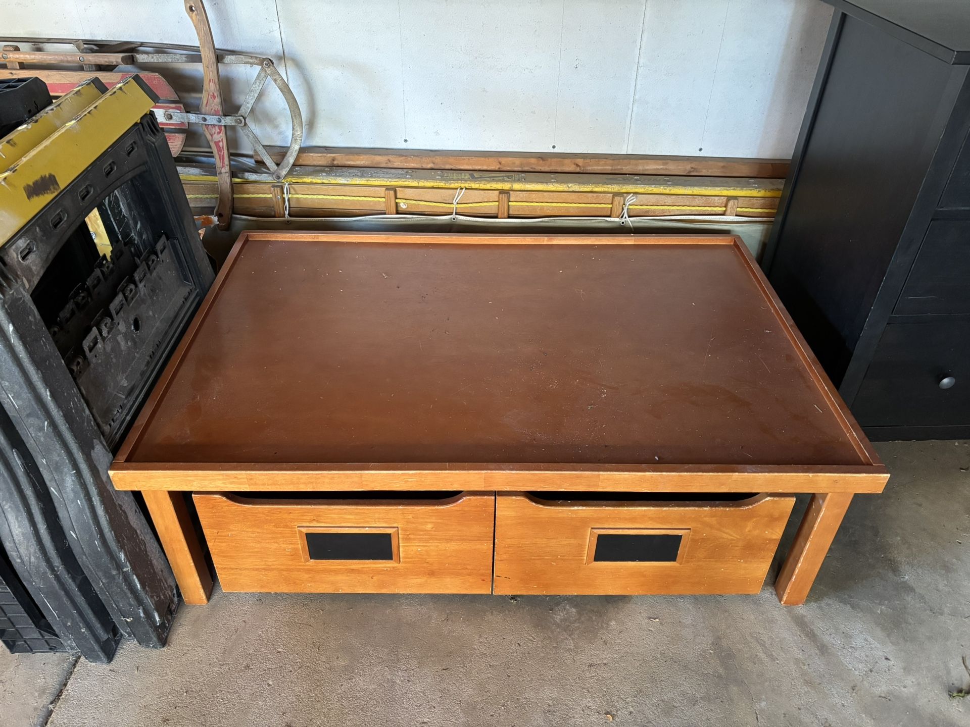 Toy Table With Drawers