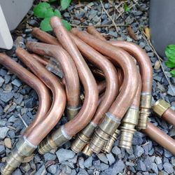 Copper Press And Sweat Fittings 3/4" -1" 90s Stub Outs Hold Rites Misc Plumbing