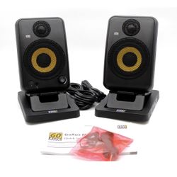 KRK SYSTEMS GOAUX 4 PORTABLE POWERED STUDIO MONITOR PAIR