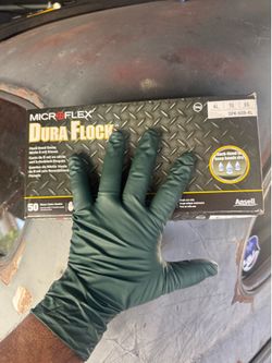 Nitrile Green 8 MIL Gloves (XL)