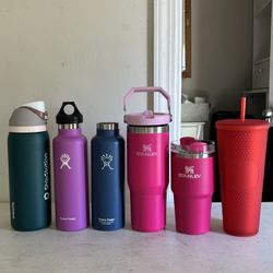 Stanley, Starbucks, Owala, HydroFlask Bottles - Brand New / Used