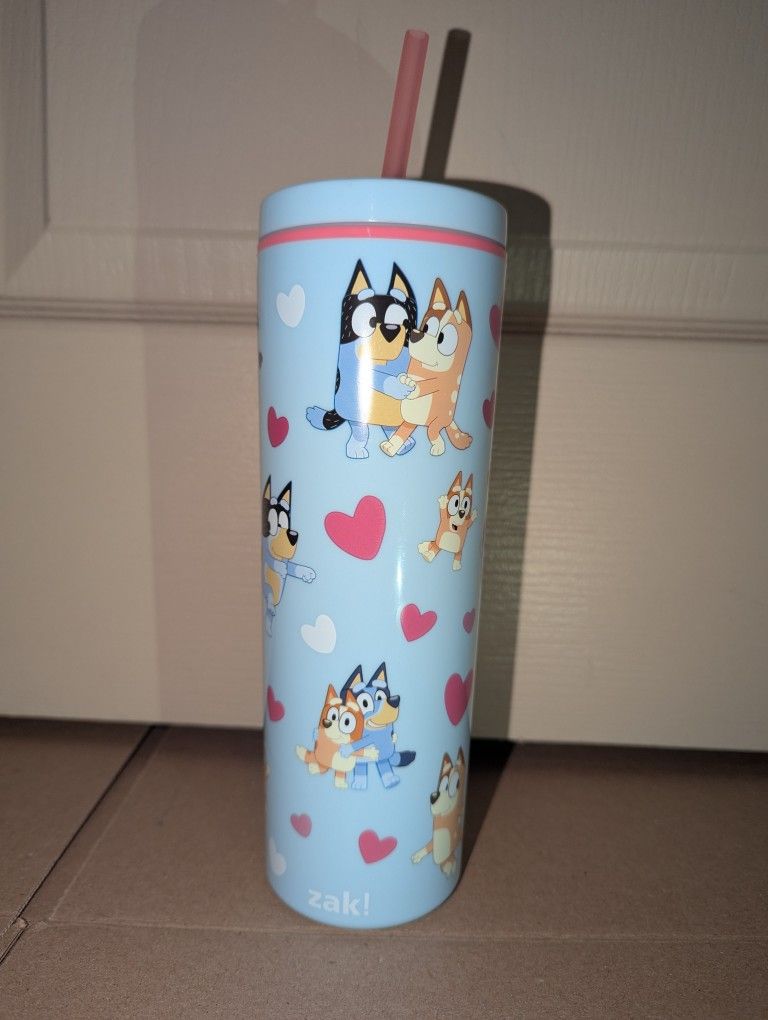 Bluey Valentines Day Tumbler 23 oz - Brand New - Limited Edition - 2025