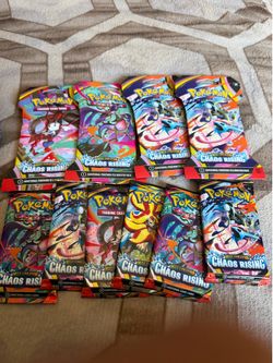 10 chaos rising sealed packs￼