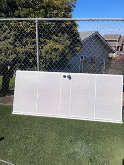 Metal screen door