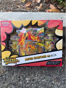 Ascended Heroes Mega Emboar ex Box