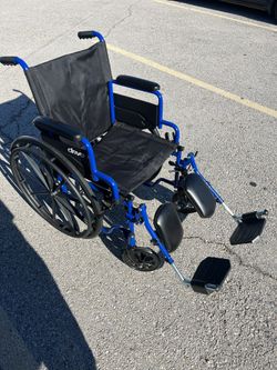 Wheelchair With Leg Rests