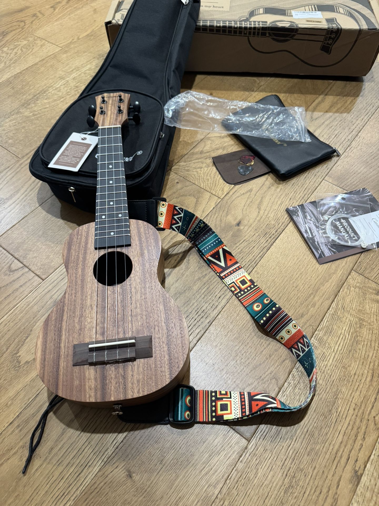Handmade 21” Ukulele Brand New