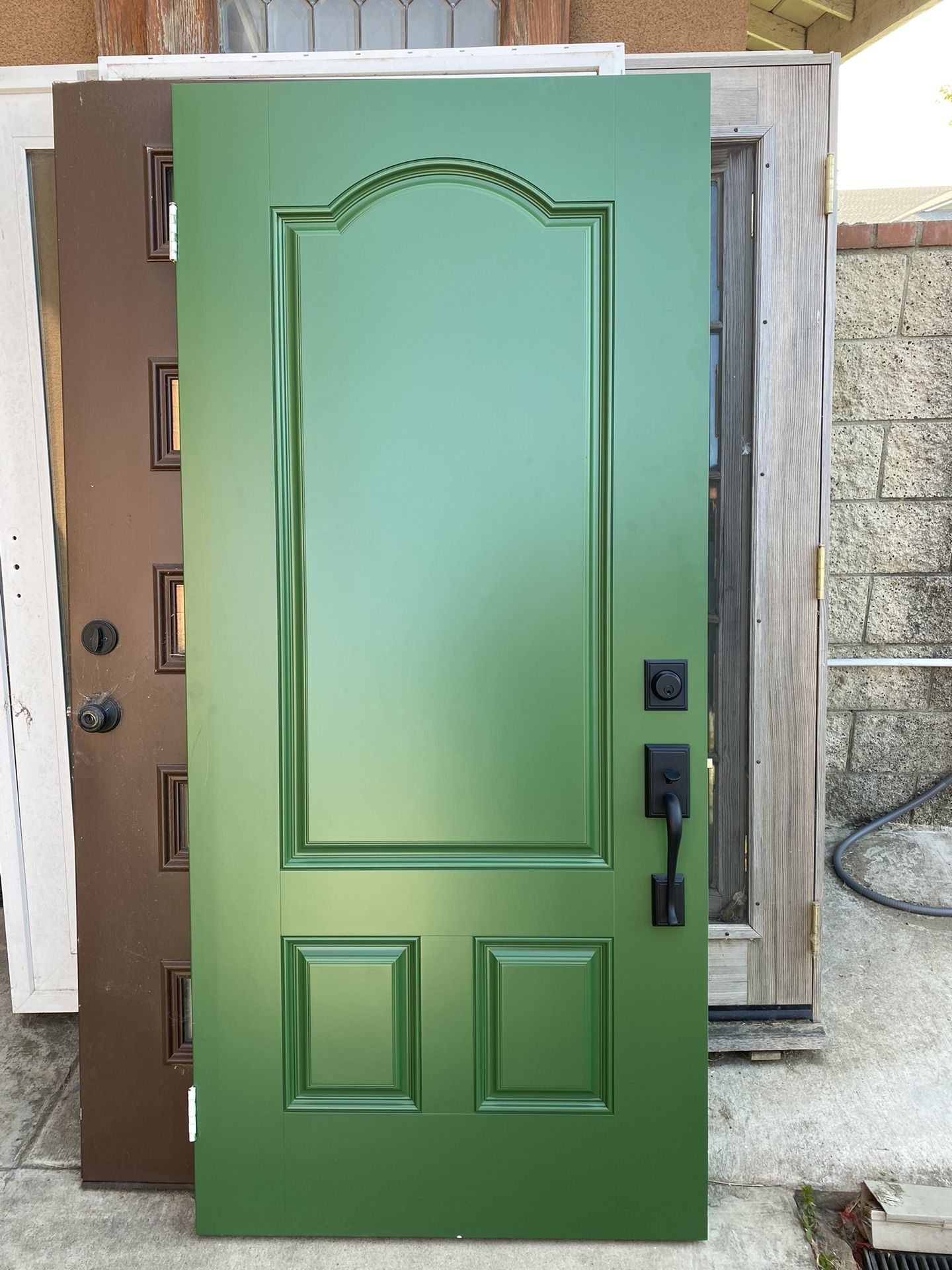 New Entry Fiberglass Door