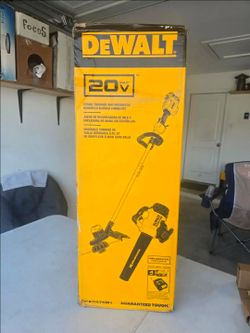 🔥$220 PRICE IS FIRM🔥 DEWALT 20V Cordless String Trimmer & Blower Combo Kit with 4.0 Ah Battery & Charger