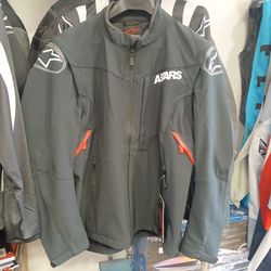 Alpinestars windbreaker jacket with removable sleeves size extra large brand new special deal