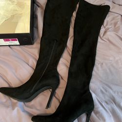 High Heel Thigh High Boots