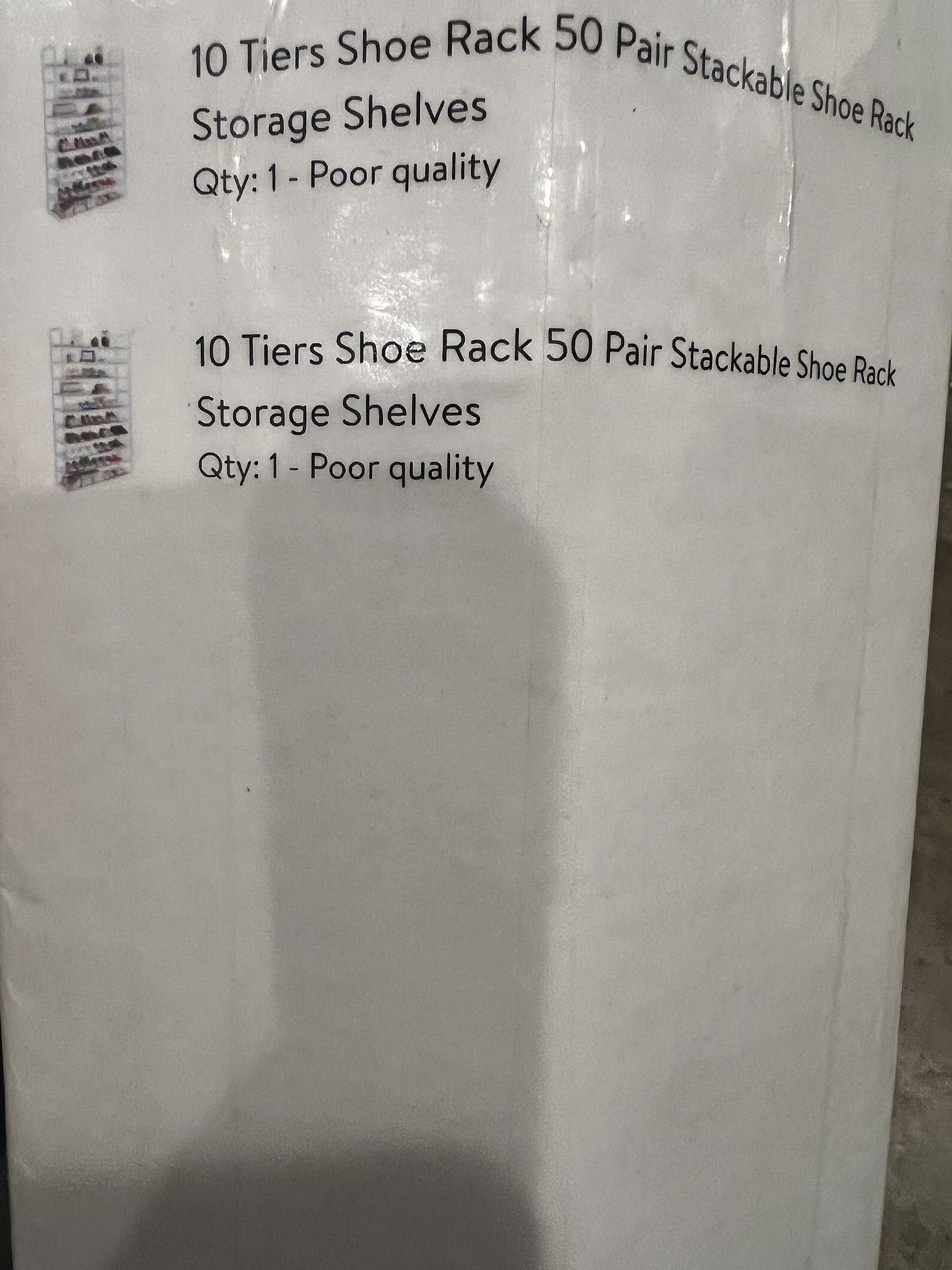 10 tiers shoe rack 50 pairs stackable shoe rack storage shelves