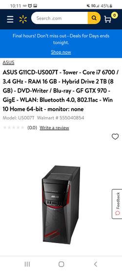 Asus Gaming  Desktop 