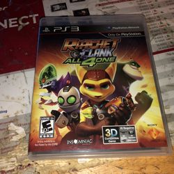 PS3 Game Ratchet E Clank: All 4 One ☝️ 