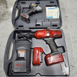 Ingersoll Rand W7150-K12 Impact Wrench - Used With Two 20v Batteries, Case, Charger, And Boots. Used IQ12V Impact Wrench With Single 12v Battery