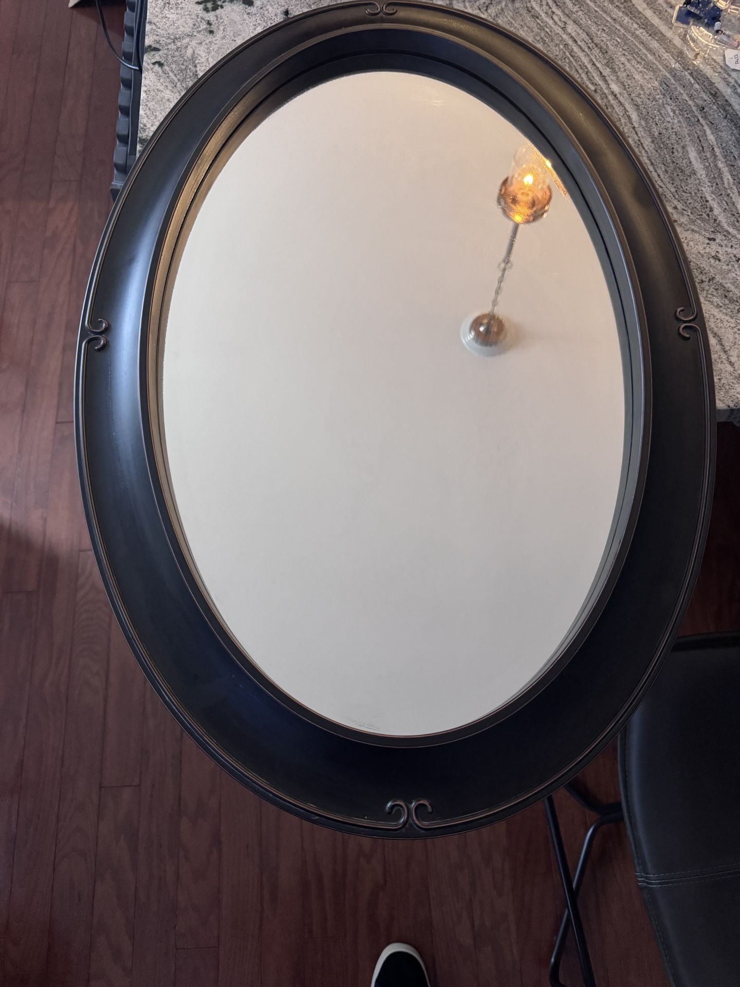 Oval antique Style Mirror