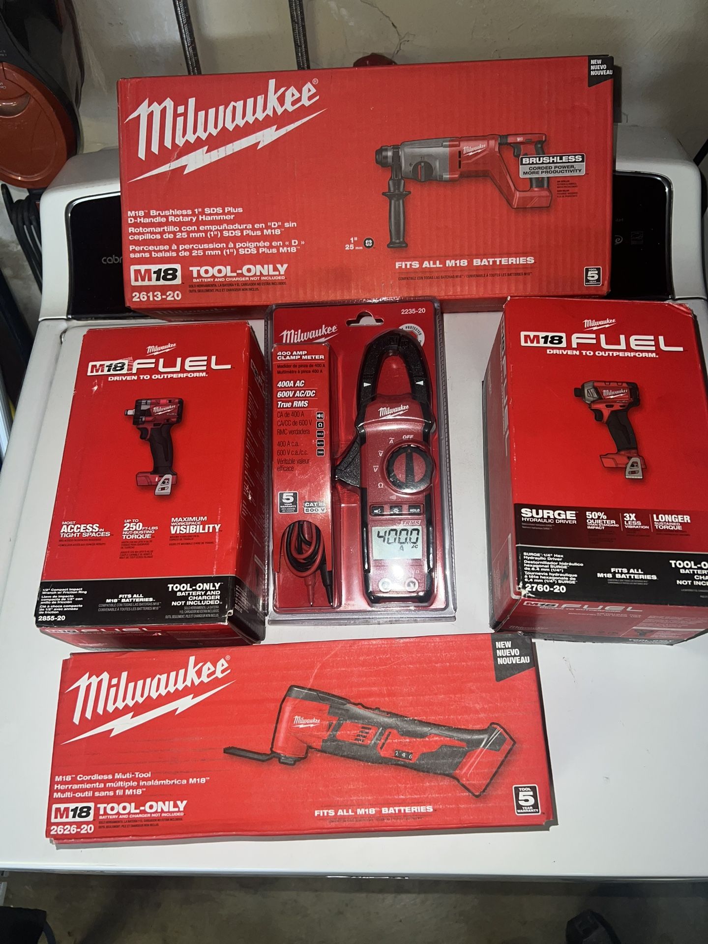 Milwaukee Tools All Brand New