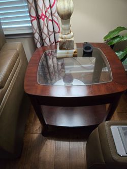 Cherry end tables.