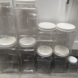 Plastic Jars With Lids