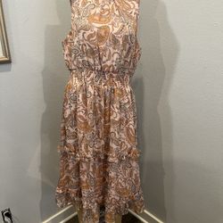 Women’s Paisley Print Dress Size Large