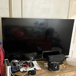 TCL 55 Inch Flat Screen Tv With Adaptive Led Strips Installed 