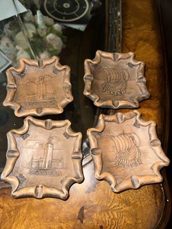 4 Ash Trays From Sweden