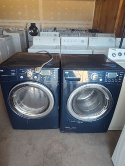 LG washer and dryer electric set delivery and installation available