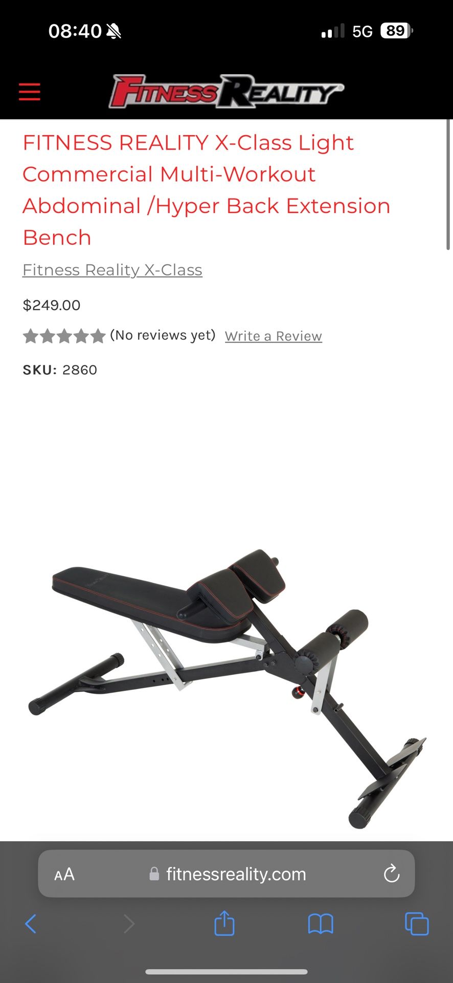 Workout Bench