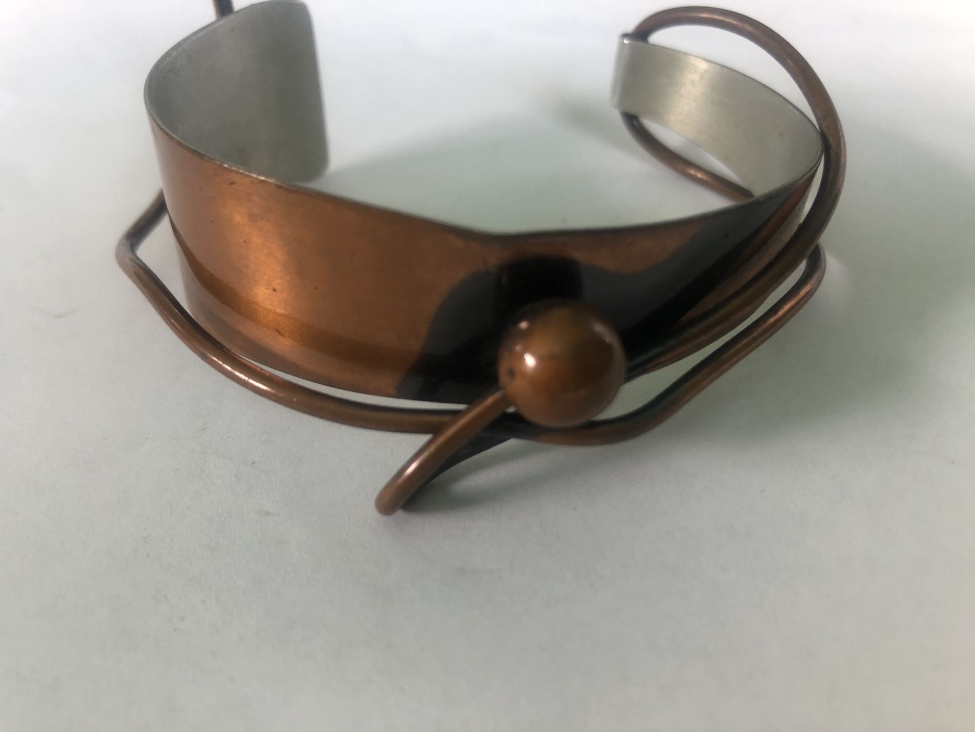 Vintage Copper Cuff Braclet Adjustable