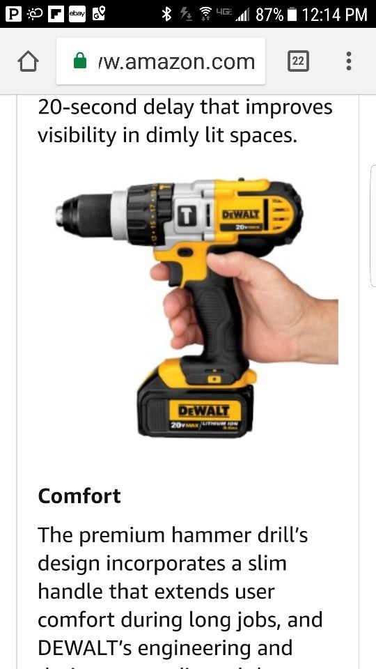 Dewalt DVD 985 HAMMER drill