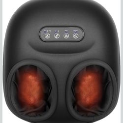 Medcursor Foot Massager Machine with Heat, Rolling, Deep Kneading, Shiatsu Foot Massager for Delivers Pain Relief, Tired, Plantar Fasciitis, Gift for 