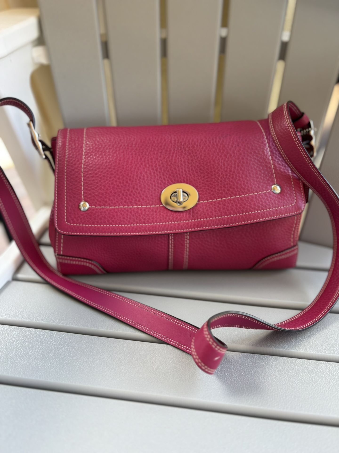 Coach Hot Pink Excellent Cond