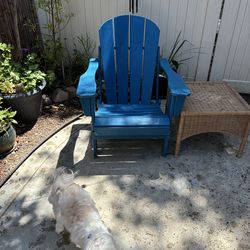 Folding Adirondack chair