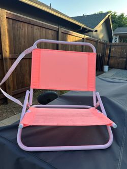 Beach sand chair- pink