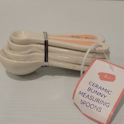 Ceramic Bunny Measuring Spoons