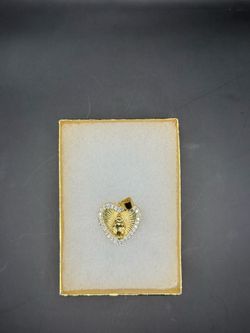 14K Gold plated Virgin mary pendant with necklace
