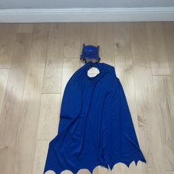 Batman Mask And Cape For 2-5 Years Old