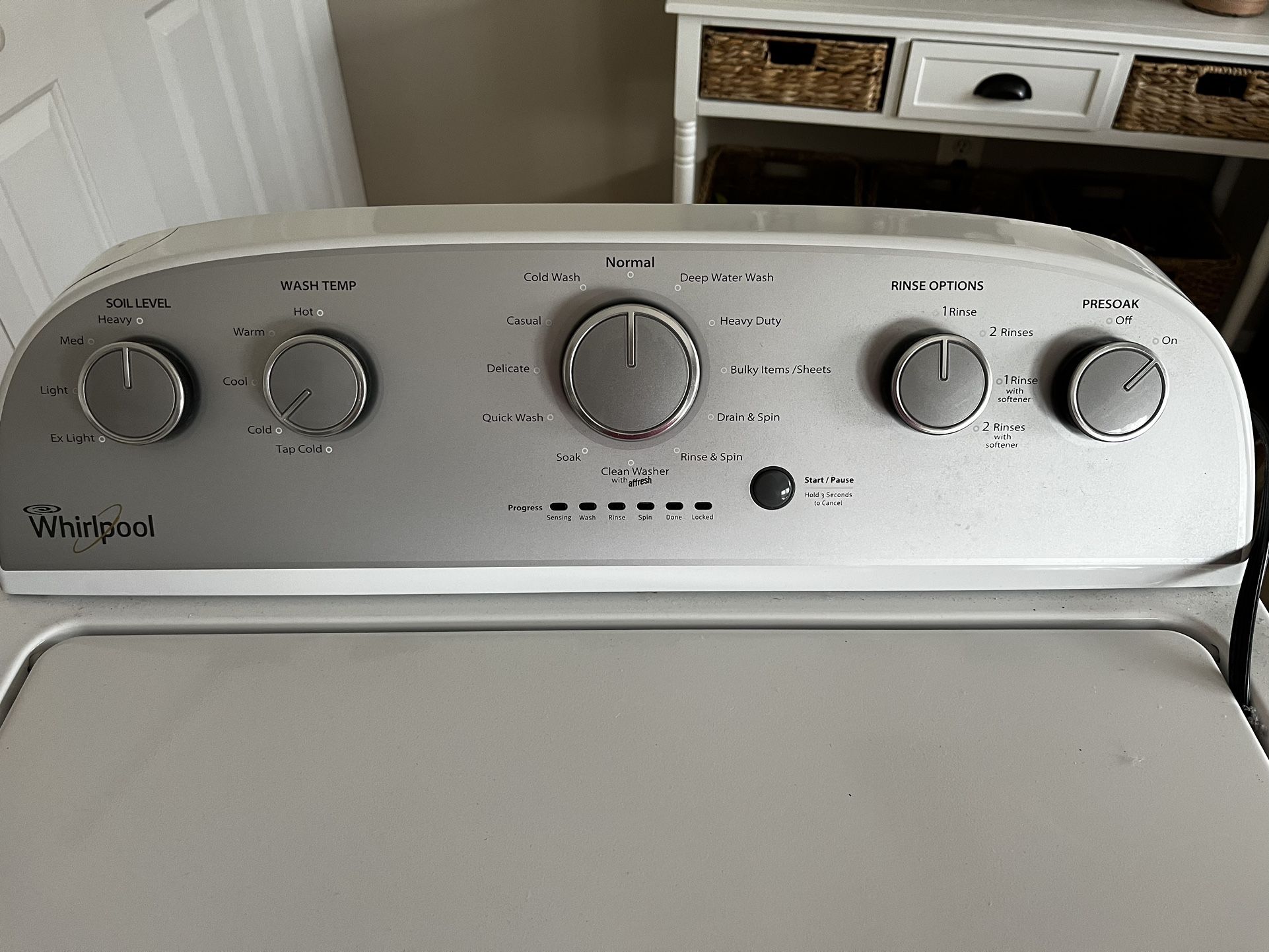 Whirlpool Top Load Washer (WTW5000DW0) for Sale in Woodbridge, VA OfferUp